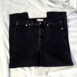 Madewell jeans Classic Straight Jean, size 29, black